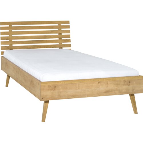 1-person bed with openwork top Nature 120x200