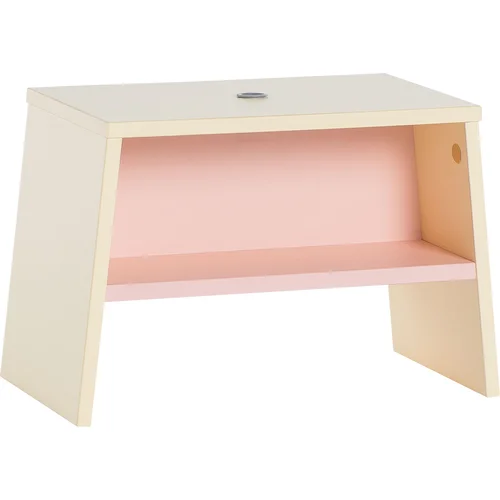 Stool in yellow/pink colour Tuli