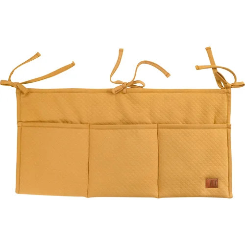 PURE crib organizer, mustard color