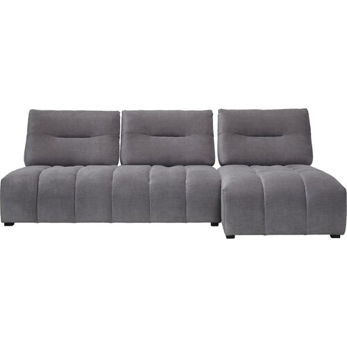 Corner sofa with adjustable backrest Mura