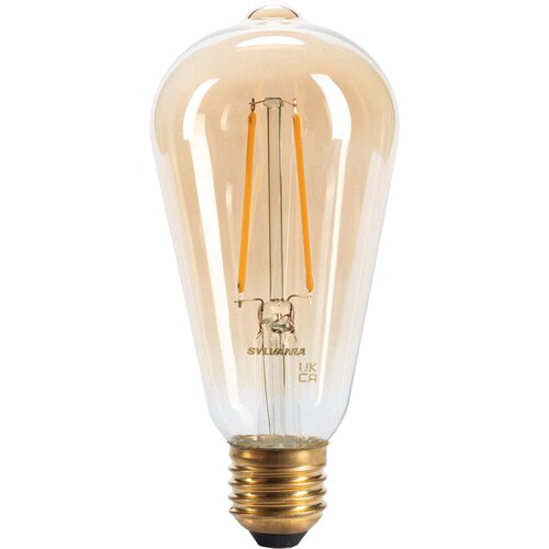 Sylvania E27 Retro ST64 Gold 4.5W 420LM 2500K LED bulb