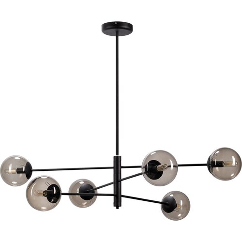 Lampa sufitowa Homme 6 klosz dymiony