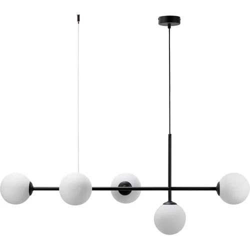 Lampa wisząca Dione 5 klosz mleczny