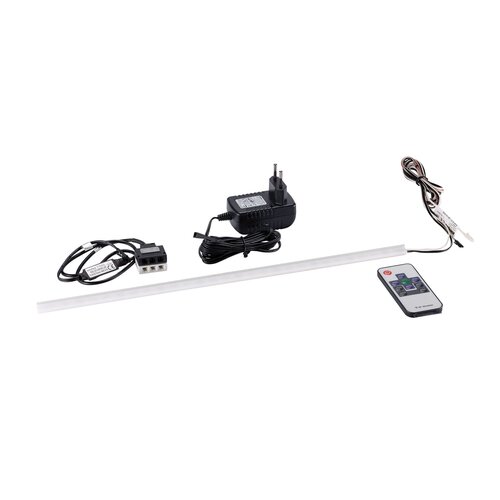 RGB LED backlight with remote control, 1-piece set white Young Users Next