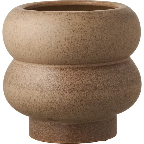 Osłona na doniczkę ceramiczna brązowa House Nordic