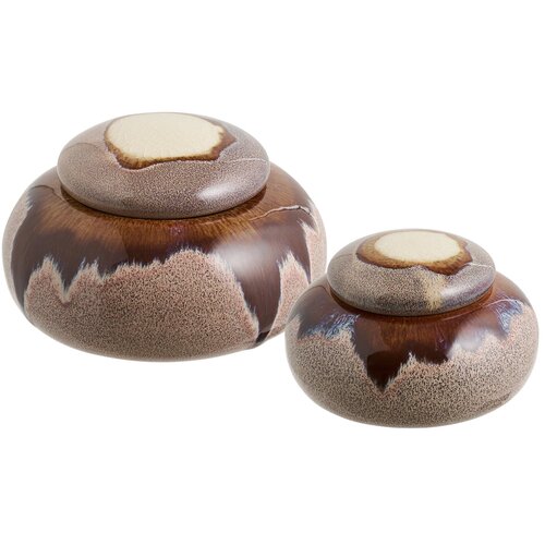 Jars ceramic container kpl 2 pcs.