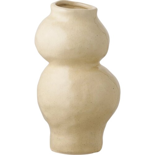 House Nordic beige ceramic vase