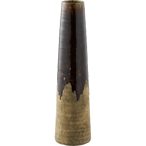 House Nordic brown ceramic vase