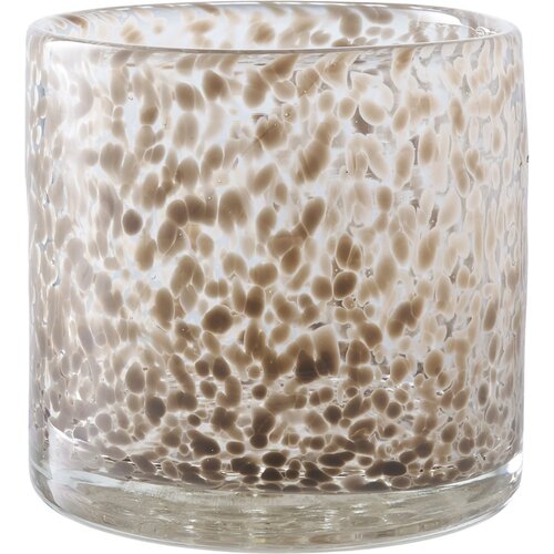 House Nordic candle holder brown glass
