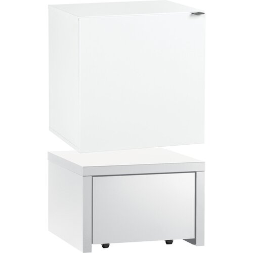 Cube storage unit on a platform with drawer Young Users Next