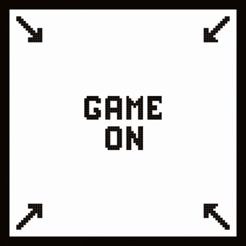 Metal front overlay Game On black Young Users Next