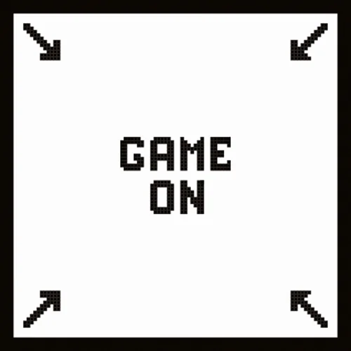 Nakładka metalowa na front Game On czarna Young Users Next