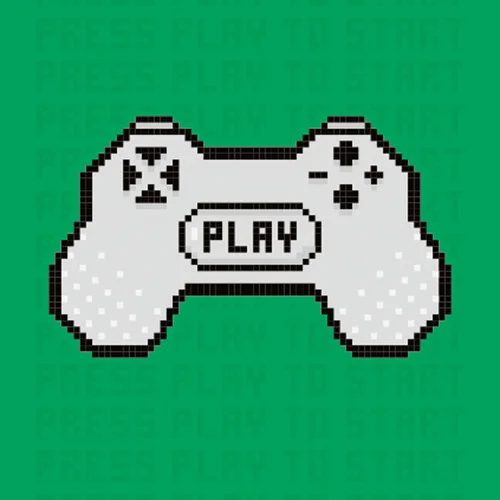 Nakładka metalowa na front Gaming Pad zielona Young Users Next