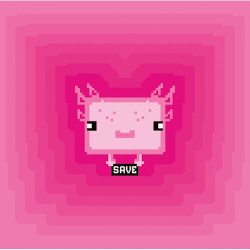 Metal front overlay Pixel Axolotl Young Users Next