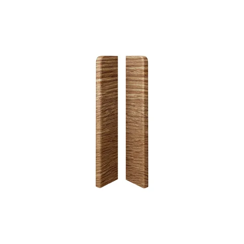 End caps for Espumo 3000 skirting boards, right/left Nevada Oak
