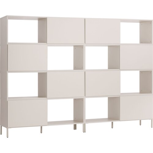 Double bookcase Into