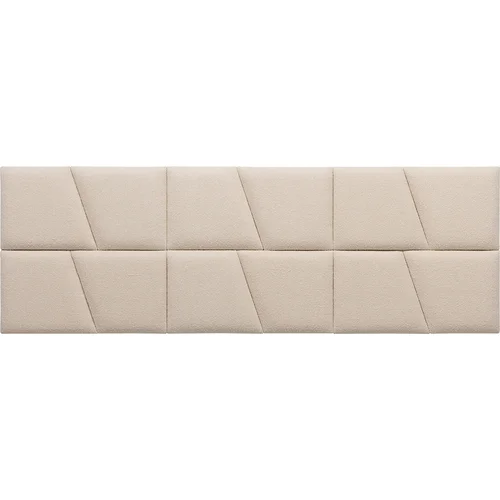 Set of upholstered panels Geo large Soform cream boucle