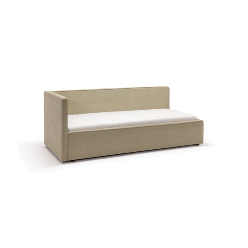 Upholstered corner bed left 90x200 Nook