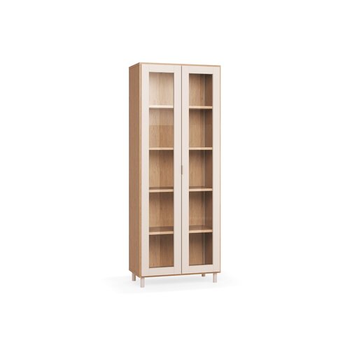 Armoire avec portes vitrées Simple