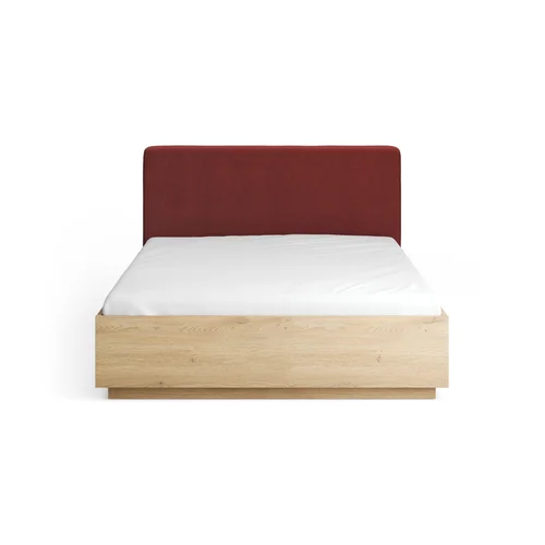 Bed 160x200 with straight upholstered headboard Sova