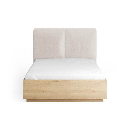 Lit 140x200 avec appui-tête rembourré soft Sova
