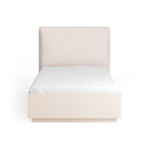 Lit 120x200 avec appui-tête rembourré soft Sova