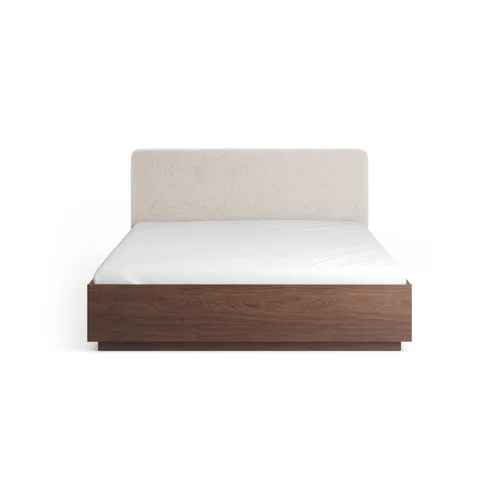 Bed 180x200 with straight upholstered headboard Sova