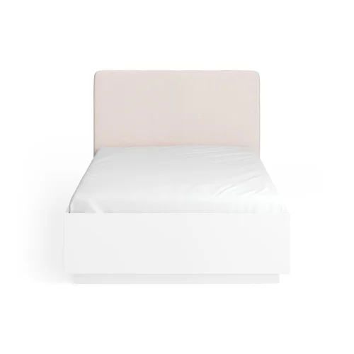 Bed 120x200 with straight upholstered headboard Sova
