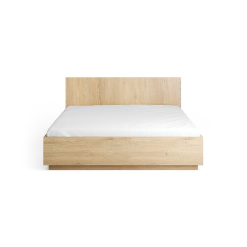 Lit 180x200 avec appui-tête droit en panneau Sova