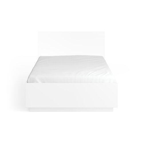 Lit 120x200 avec appui-tête droit en panneau Sova