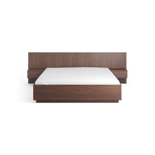 Lit 180x200 avec appui-tête droit et large en panneau Sova