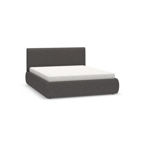Lit rembourré avec coffre de rangement et appui-tête standard 160 x 200 Nuva