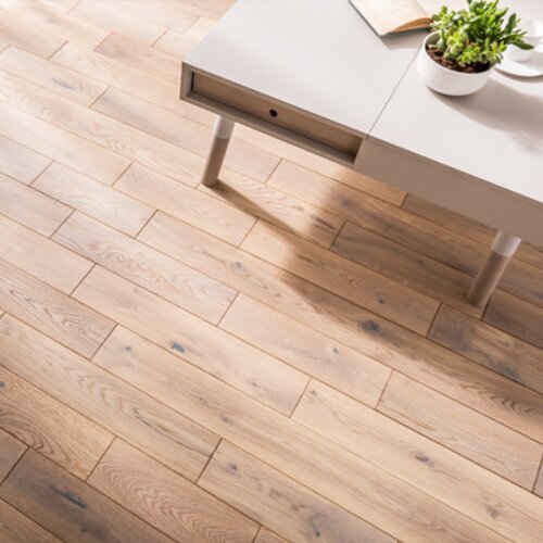 SKANDINAVIEN Solid floor board 1-strip Maloren Oak arrangement