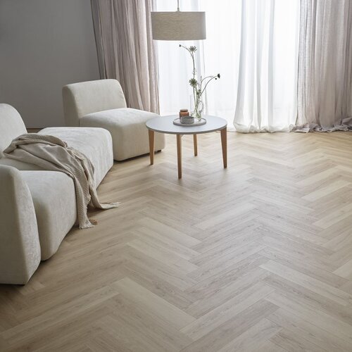 Panele winylowe Rega Oak Michigan ze zintegrowanym podkładem aranżacja