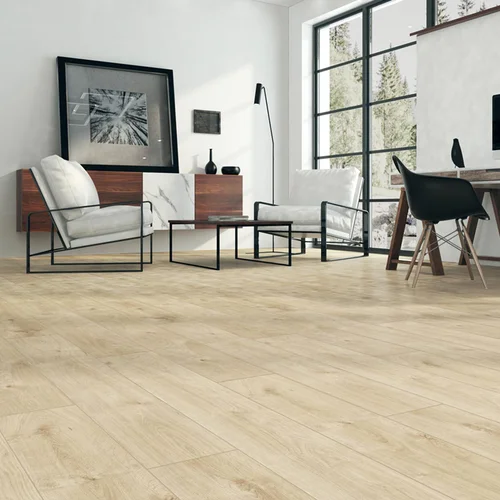 Panele podłogowe SWISS KRONO Aurum Movie Aqua Zero Dąb Western D4580 aranżacja