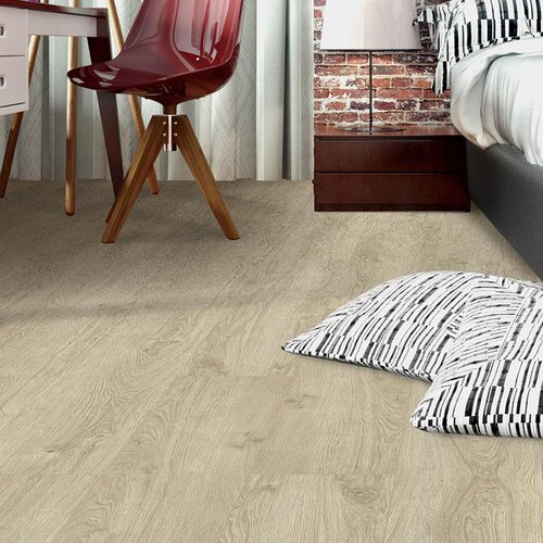 Panele podłogowe SWISS KRONO Platinium Holiday Aqua Block  Dąb Itaka D40024 aranżacja
