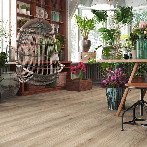 Panele podłogowe Panele podłogowe SWISS KRONO Platinium Terra Aqua Block Dąb Wenecja D6201 aranżacja