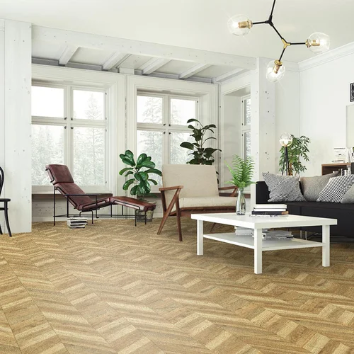 Panele podłogowe Panele podłogowe SWISS KRONO Platinium Paloma Aqua Block Dąb Umberto D80194 aranżacja