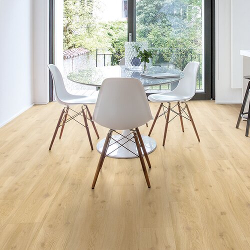 Panele winylowe Quick Step Blos base Dąb dryfujący beżowy AVSPT40018 aranżacja