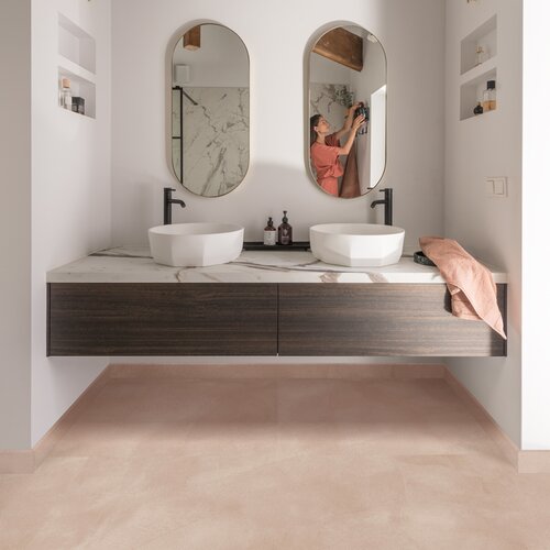 Panele winylowe Quick Step Illume Soft blush AVMTU40333 aranżacja