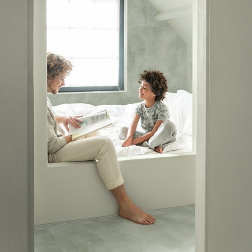 Panele winylowe Quick Step Illume Soft sage AVMTU40334 aranżacja