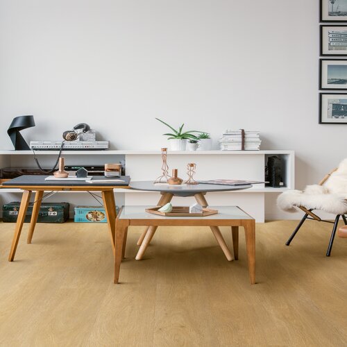 Panele winylowe Quick Step Liv Dąb satynowy średni naturalny SGSPC20311 aranżacja