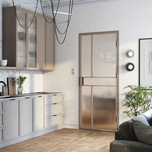 Drzwi wewnętrzne Pol-skone loftowe stalowe Galio S5 arrangement