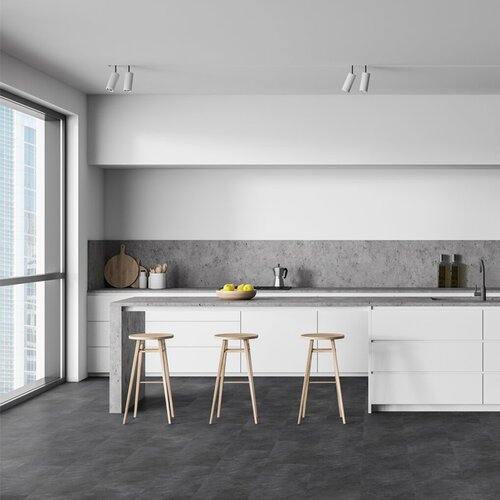 Podłoga winylowa GERFLOR Senso Premium Rigid Acoustic Grey Marble aranżacja