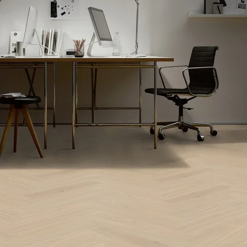 Podłoga hybrydowa Ter Hürne Hywood Herringbone Collection Olio Dąb Morvan aranżacja