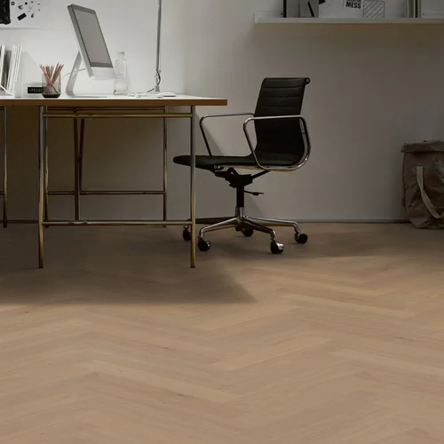 Podłoga hybrydowa Ter Hürne Hywood Herringbone Collection Olio Dąb Acadia aranżacja