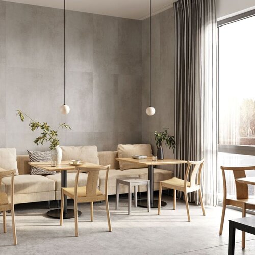 Idevo Mineral wall Smoky Concrete 110x55 cm arrangement