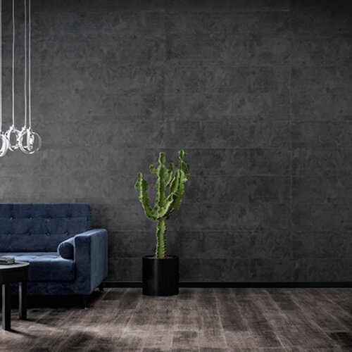 Kerradeco Stone Line Stone Anthracite arrangement