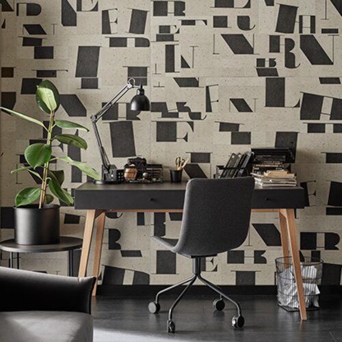 Kerradeco Geometric Typography arrangement