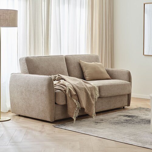 3-seater sofa with sleeping function with armrest with decorative stitching Nommi arrangement